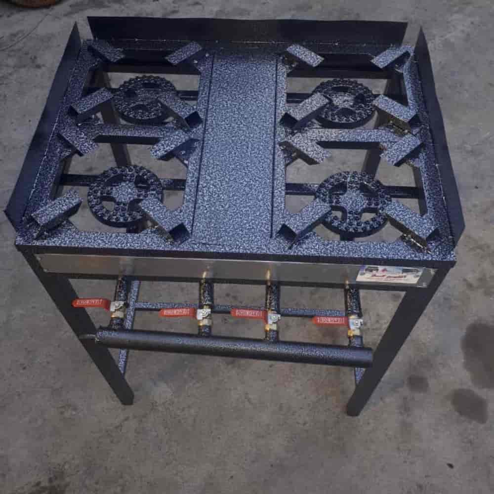 اجاق گاز پرفیلی سفارسی4شعله پایه دار چدن 14