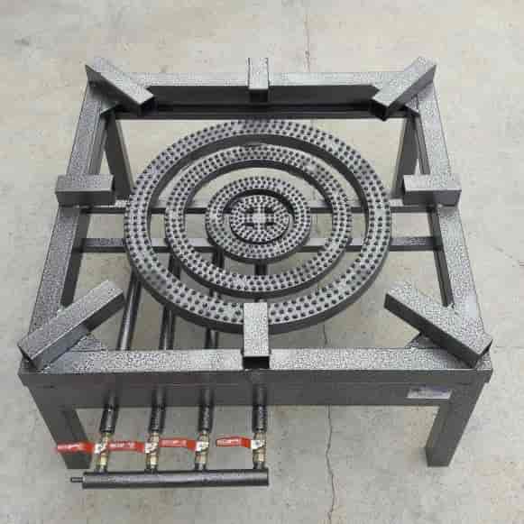 اجاق گاز پروفیلی4شعله 85*85 چکشی مشکی