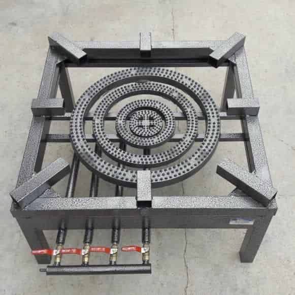 اجاق گاز پروفیلی4شعله 85*85 چکشی مشکی